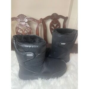 Khombu Traveler 2 Men's Winter Snow Boots Black Size 11M Waterproof Insulated
